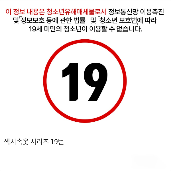 섹시속옷 시리즈 19번 - 색상랜덤